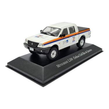 Imagem de Miniatura Mitsubishi L200 Defesa Civil Rj Serviços 1:43 - Planeta Deag