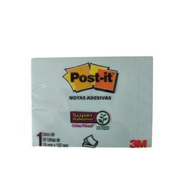 Imagem de Bloco adesivo 3M post-it 76X102mm menta 90 folhas