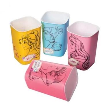 Imagem de Porta Lápis Caneta Princesas Disney 4 Unidades Original - Plasútil