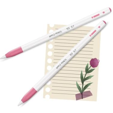 Imagem de Apple Pencil Skin [Pacote com 2] Capa de Vinil Premium Ultra Fina 3M Tinta Dourada Greenguard Capa Completa Apple Pencil Cor Gradiente – 2ª Geração (F04)