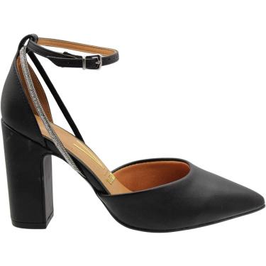 Imagem de Sandália Salto Alto Vizzano Pelica Tira Com Strass Feminina