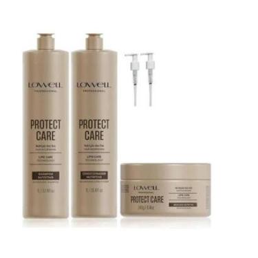 Imagem de 4630LW-Kit Protect Care LOWEL – Shamp1l+condicionador1L+masc240ml-Feminino
