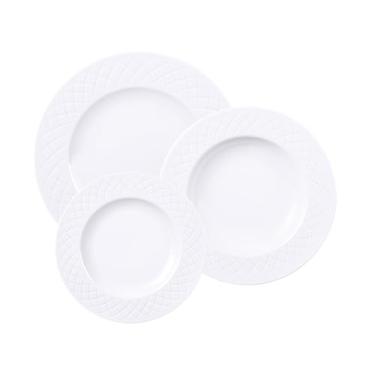 Imagem de Jogo de Pratos Tramontina Ingrid em Porcelana 12 Peças