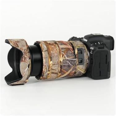 Imagem de CHASING BIRDS O revestimento impermeável de camuflagem de lente para Canon RF 24-70 mm F2.8 L é USM capa protetora de lente à prova de chuva versão IV (camuflagem palheta, com extensor RF 2X)