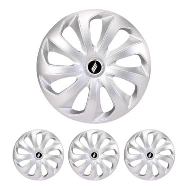 Imagem de Jogo Calota Aro 14 Velox Silver Onix Prisma Corsa Celta Montana Agile Cobalt Meriva Spin Astra + Selo Resinado