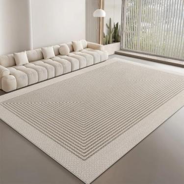 Imagem de Tapete simples para sala de estar, totalmente coberto, absorvente, para sofá, mesa de centro, cobertor, resistente à sujeira, em veludo cristalino (50 x 80 cm/SJR-1)