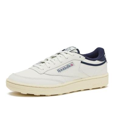 Imagem de Reebok Tênis masculino de golfe Club C, Giz/Giz vintage/Vector Navy, 45