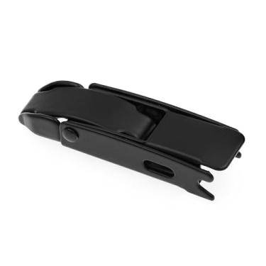 Imagem de Prime-Line U 117418 Trava de dobradiça de ferrolho de 6 cm com parafusos preto fosco (pacote único)