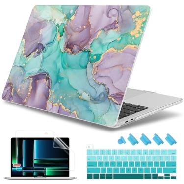 Imagem de May Chen Capa para MacBook Pro 33.0 cm M2 2023,2022,2021,2020 A2338 M1 A2251 A2289, capa rígida de plástico para MacBook Pro 13 polegadas com Touch Bar serve para Touch ID, pintura artística