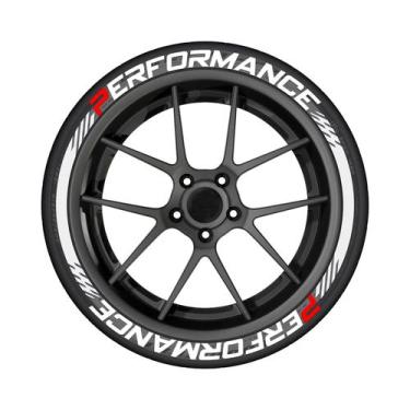 Imagem de Adesivos De Letras Para Pneus De Carros De Performance, 2 Peças, PVC I