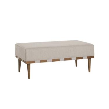 Imagem de Puff para quarto madeira maciça 1,0m - Califórnia - Bianchi Móveis