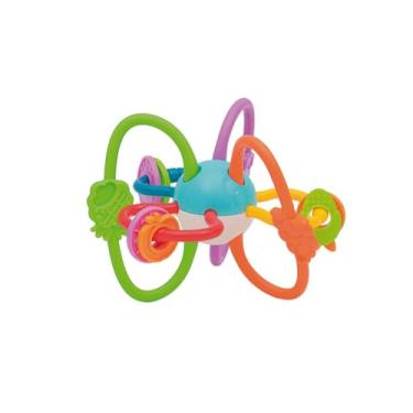 Imagem de Zippy Toys, Mordedor Bebê Macio com Chocalho e Textura Suave para Crianças de Até 36 Meses, Frutinhas