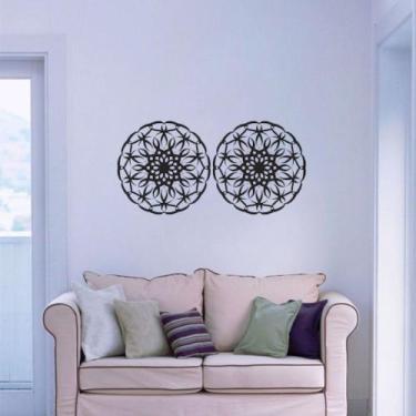 Imagem de Adesivo De Parede Decorativo Decal Sala Mandala Circular - Dekal Impre