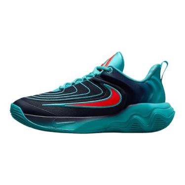 Imagem de Nike Giannis Immortality 4 Tênis de basquete infantil grande (FZ6734-303, Dusty Cactus/Obsidian/Bright Crimson), Cacto empoeirado/obsidiana/carmesim brilhante, 18
