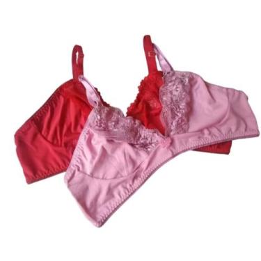 Imagem de Sutiã Sem Bojo Kit 2 peças Sutian Soutien com Renda Lingerie Sutiã Sut