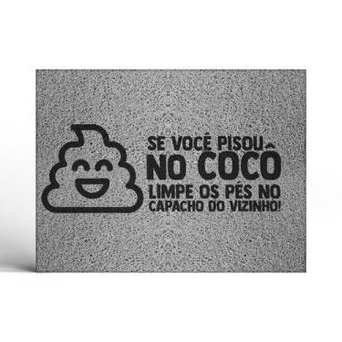 Imagem de Capacho Pisou no Cocô Limpe os Pés no Vizinho - Império da Impressão