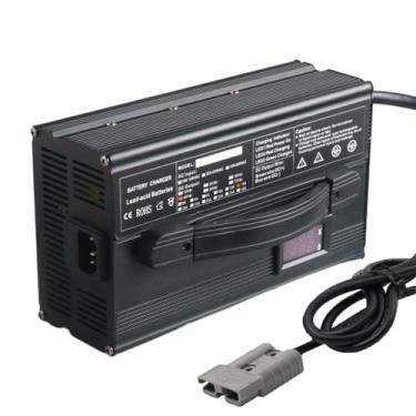 Imagem de Lzyjckh Carregador de Bateria para Empilhadeira 12V/24V/36V/48V/60V/72V Carregadores de Baterias de Chumbo-Ácido com Plugue Anderson para Empilhadeira Elétrica, Carrinho de Golfe,12v 30a,50A