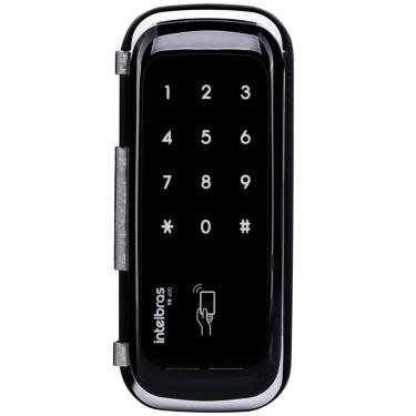 Imagem de Fechadura Digital Touch Screen para Porta de Vidro - FR400 - INTELBRAS