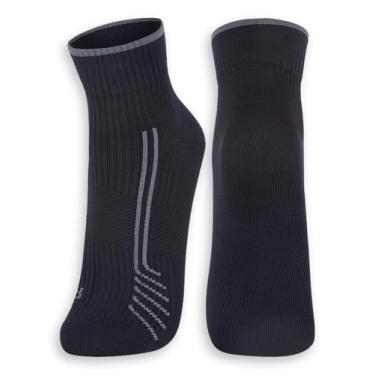 Imagem de Meia Esportiva Cano Médio Lupo 3385-015, Preto, 37/40