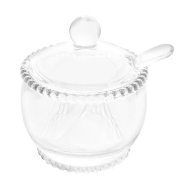 Imagem de Açucareiro de Cristal com Colher Pearl 200ml Wolff
