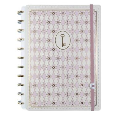 Imagem de Caderno Inteligente, Grande, Isa Akkari, Rose Key, 215x280 mm, 80 Folhas