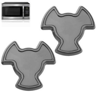 Imagem de Pacote com 2 acopladores de toca-discos de micro-ondas WB06X10420 compatível com GE Kenmore Hotpoint Microwaves JVM1430WD002, JVM1660CH03, JNM1541SN1SS, HVM1750DP1WW, substitui WB6X10420 AP3416049