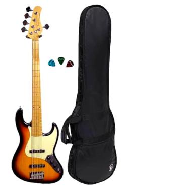 Imagem de Baixo Tagima Tw73 5 Cordas Sunburst + Capa