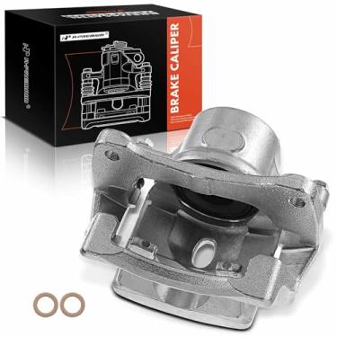 Imagem de A-Premium Conjunto de pinça de freio a disco com suporte compatível com modelos Toyota selecionados - Prius 2004 2005 2006 2007 2008 2009, L4 1,5L - lado esquerdo do motorista dianteiro