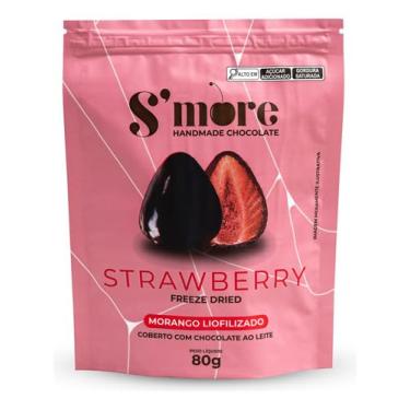 Imagem de Bombom De Morango Liofilizado Com Chocolate Smore