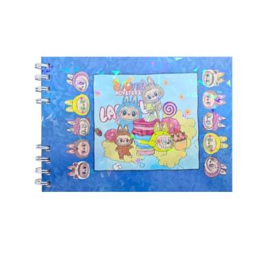 Imagem de Caderno de Desenho Bobbie Goods TURMA LABUBU Capa Dura A5 com 48 Folha