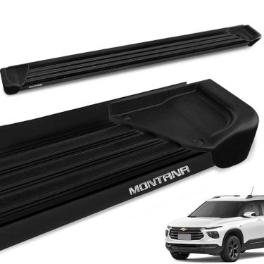 Imagem de Estribo Lateral Montana 2023 a 2025 Alumínio Preto A1