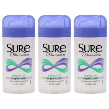 Imagem de Desodorante Sure autêntico Solid Antitranspirante sem perfume