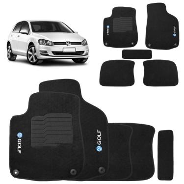 Imagem de Jogo de Tapete Carpete Golf 2012 a 2020 Preto Fixação Origin