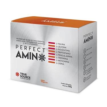 Imagem de Perfect Amino 330g (30 Saches de 11g) - Tangerina - True Source, True Source