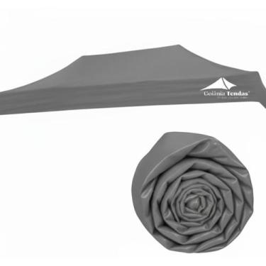 Imagem de Cobertura Tenda Sanfonada 6x3 - Goiânia Toldos, Cinza