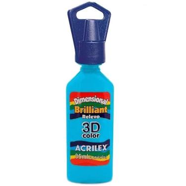 Imagem de Tinta Dimensional Brilhante 35ml Azul Celeste Acrilex
