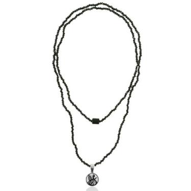 Imagem de Guia de Proteção Exú Caveira Mini Cristais - Balaio de Santo