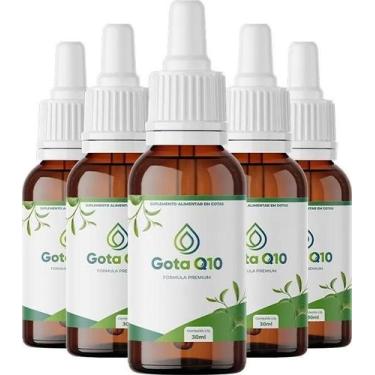 Imagem de 5 Frascos Gota Q10 Óleo Semente de Abacate 30ml
