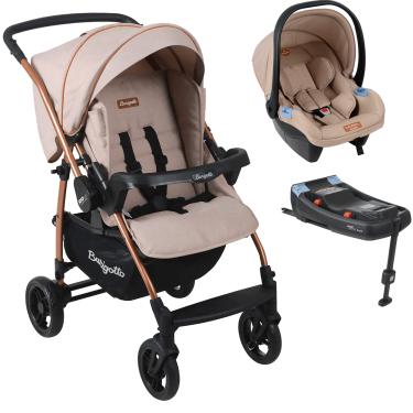 Imagem de Carrinho de Bebe Burigotto Travel System Rio K 22 Base ISO Mon Amour