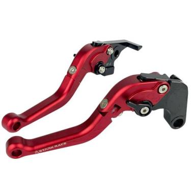 Imagem de Manete Esportivo Dobrável Yamaha Xj6 Fazer 600 Mt-07 Mt-09 - Stark Rac