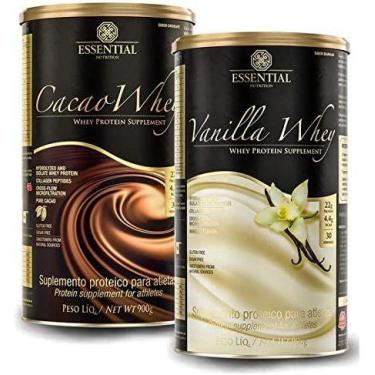 Imagem de Kit Cacao Whey 900g + Vanilla Whey 900g - Essential Nutrition - essent