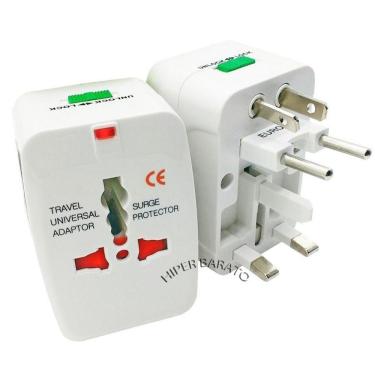 Imagem de Adaptador Universal Tomada Padrão Internacional Eua Europa