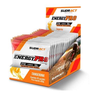 Imagem de Energy Pro - 15 Sachês 30g Tangerina - Sudract Nutrition-Unissex