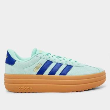 Imagem de Tênis Adidas VL Court Bold Feminino, Azul turquesa, 37