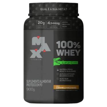 Imagem de 100% Whey Dino Pote 900G - Max Titanium