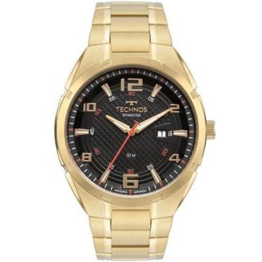 Imagem de Relógio Masculino Technos Skymaster Aço Dourado 2117LEA/1P