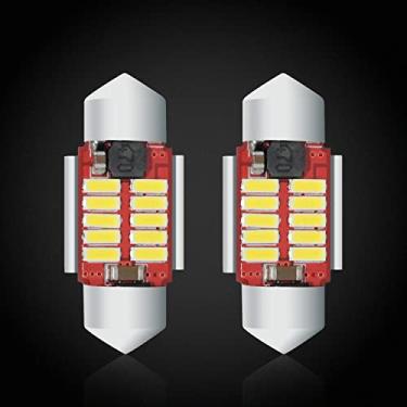 Imagem de Lâmpadas de LED DE3021 DE3175 Super Brilhantes 4014 10-SMD 28 mm 29 mm 12 V LED DE3022 6428 da Alla Lighting para Mapa Interior, Dome, porta-malas, luzes de porta, 6000K Xenon branco