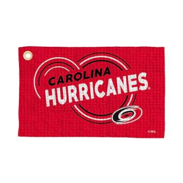 Imagem de Carolina Hurricanes NHL Droplets Toalha para ventilador de waffle 40,6 x 63,5 cm