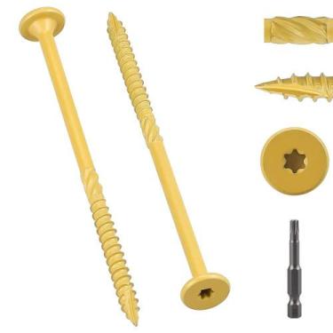 Imagem de Parafusos de madeira RoyceMart Heavy-Duty Structural 1/4 x 8 polegadas