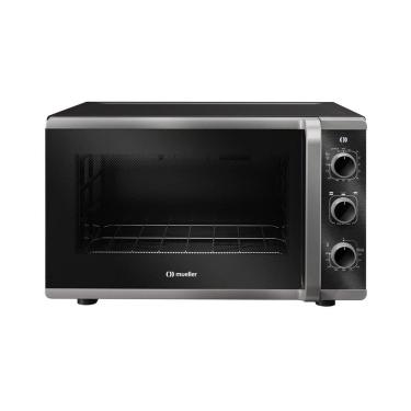 Imagem de Forno De Bancada Mueller 50 Litros Com Grill Preto Fosco Mfb